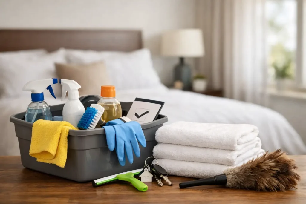 Airbnb Turnover Cleaning Checklist for 5-Star Stays