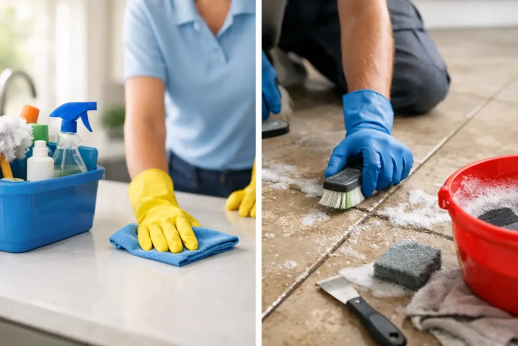 Recurring Cleaning Versus Deep Cleaning Explained